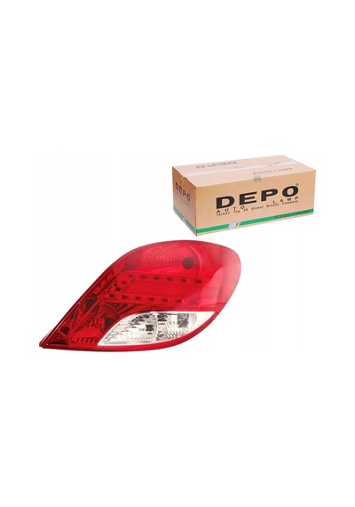 Sağ Stop Lambası Ledli Peugeot 207 2010-2012 Arası Depo