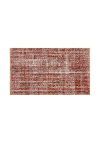 El Dokuması Vintage Yün-pamuk Naturel Halı 35901 155 X 264 Cm Çok Renkli