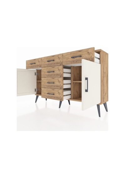 Arges Konsol 2 Raflı 6 Çekmeceli 2 Kapaklı 132x30x83 Çam-aytaşı/çam Aytaşı/çam Arges Konsol 2 Raflı 6 Çekmeceli 2 Kapaklı 132x30x83 Çam-aytaşı/çam Aytaşı/çam