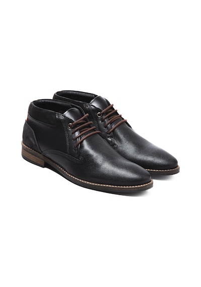 Bot Erkek 619 010 Wk-john May Orkut Suede Black Siyah