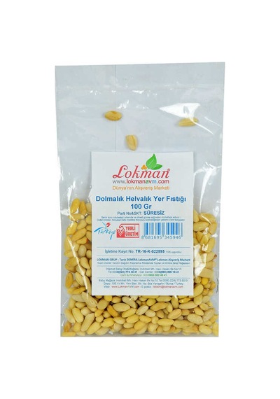 Dolmalık Helvalık Yer Fıstığı 100 Gr Paket