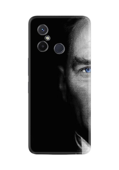 Xiaomi Redmi 12C Kılıf Resimli Desenli Baskılı Silikon Atatürk Portre 3 1331
