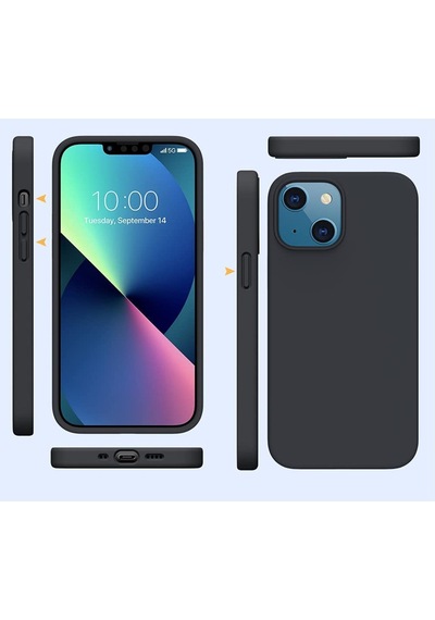 Apple Uyumlu iPhone 13 Kilif Ince Esnek Soft Silikon Kapak 510517614