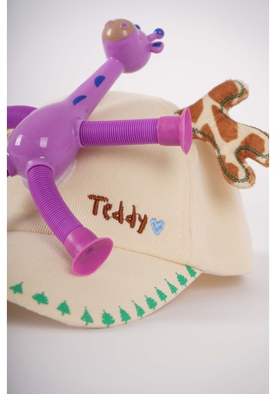Miniko Kids Kitti Erkek Çocuk Çıkabilen Uzayan Oyuncaklı Işıklı Şapka Renkli