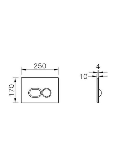 VitrA Liquid Kumanda Paneli Krom 740-2180 Diğer