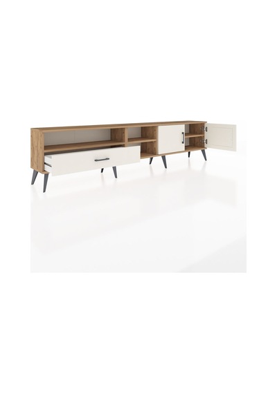 Arges Tv Ünitesi 3 Raflı Tek Çekmeceli 2 Kapaklı 220x30x51 Çam-aytaşı Aytası/aytası - Atlas Çam Arges Tv Ünitesi 3 Raflı Tek Çekmeceli 2 Kapaklı 220x30x51 Çam-aytaşı Aytası/aytası - Atlas Çam