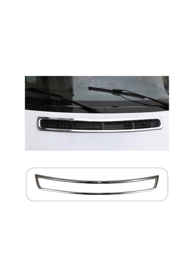 Ford Transit Uyumlu 2003-2013 Krom Kaput Havalandırma Çerçevesi Paslanmaz  Çelik