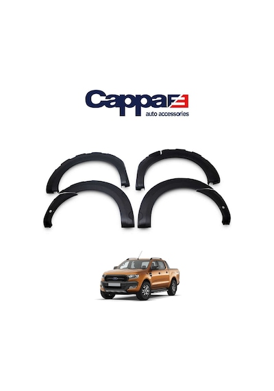 Cappafe Ford Ranger Wildtrak 2019- Çamurluk Dodik Set Abs 7 Prç