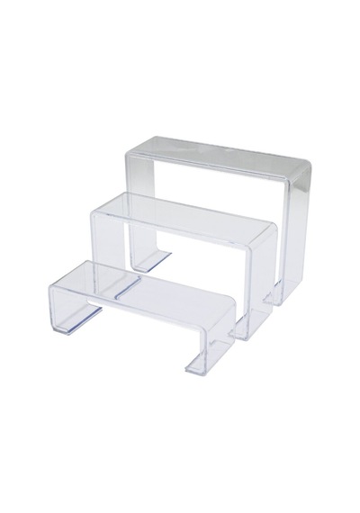 Poşetli 3 Boy Merdiven  Ayak Yükseklik: 6-11.5-16.5cm Derinlik: 6.5cm En: 19.5-20.5-21.5cm 5705
