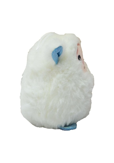 Sevimli Sesli Mini Kuzu Peluş Beyaz 10 Cm - Uyku Ve Oyun Arkadaşı Peluş Oyuncak Beyaz