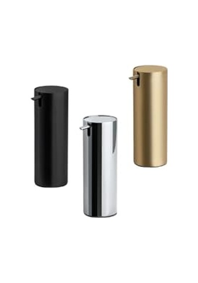 Basmalı Sıvı Sabunluk Krom Renk 300 Ml - 168x60x83 Mm Diğer