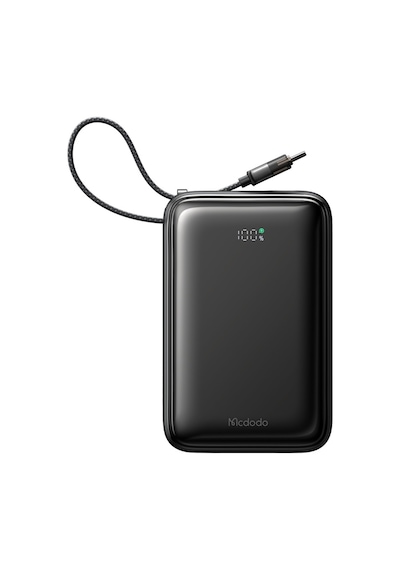 Mcdodo Mc-6370 20000mah 65w Dahili Kablolu Powerbank Siyah