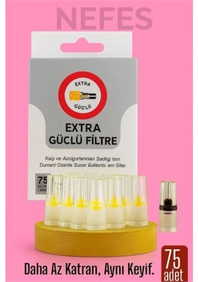 Mey İthalat Transformacion 75'li Filtreli Ağzılık Extra Güçlü Sigara Filtresi 722248