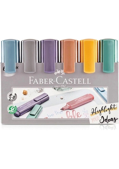 Faber Castell Özel Fosforlu Kalem Seti 18 Li Çok Renkli