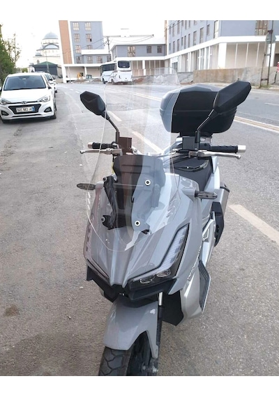 Motocam Motolüx Wow 150 Ön Cam 2023-2026 Model 65cm Şeffaf Renkli 4mm Orta Boylu