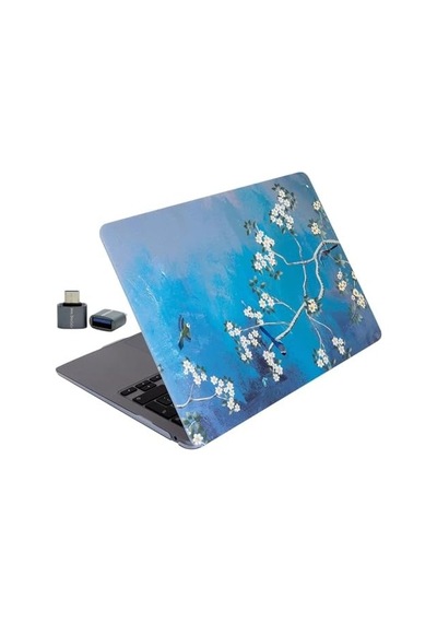 Macbook Pro 13 Sanatsal Desenli Kılıf A1706 A1708 A1989 A2159 A2251 A2289 A2338 M1 M2 Uyumlu Baskılı Kristal Sert Kılıf Koruyucu Kapak Yeşil Sarı