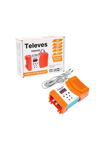 Televes 5860hd Hdmı+av Giriş Full Band Rf Modülatör