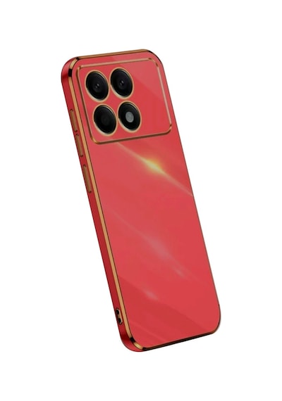 Poco X6 Pro Kılıf Volet Silikon - Kırmızı İtdark146
