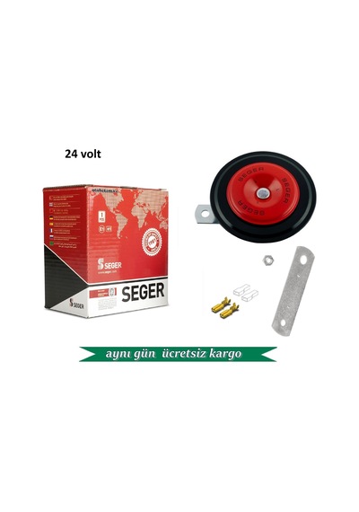 Seger 24 Volt Didit Korna Kalın Ses 50Fk