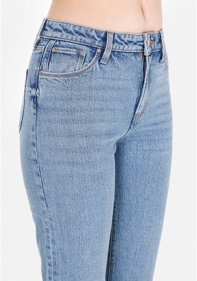 Colin's Colins Regular Fit Orta Bel Geniş Paça Kadın Yeşil Jean Pantolon Cl1073222 Q1.v1 Dn40496 Denim