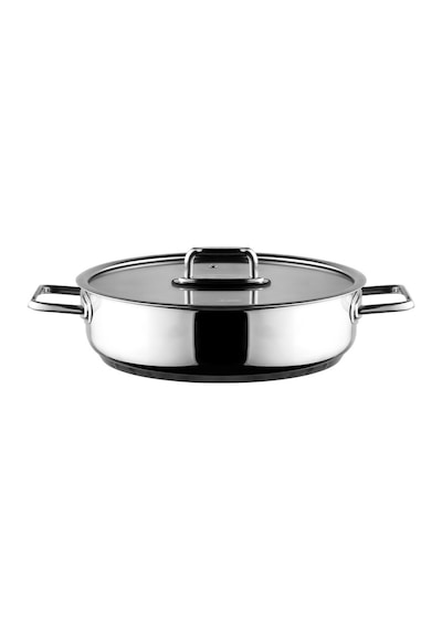 Aryıldız Colombus Metal Kulp Cam Kapak Basık Tencere - 30 Cm