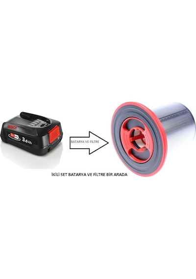 Bosch Uyumlu Batarya-akü 18v 3.0 Ah Unlimited Şarjı Süpürge Için Ve Bos