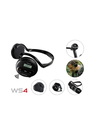 Xp Deus Dedektör Ana Ünite, Ws4 Kablosuz Kulaklık Ve 24x13cm Hf Başlık İle