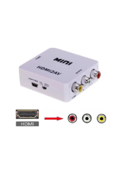 Hdmi To Rca Tos Av Çevirici 4552A Dönüştürücü Converter Tv Tüplü