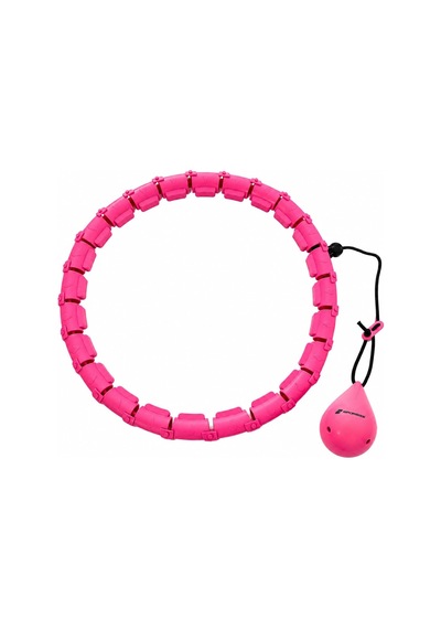 Akıllı Hulahop, Ağırlıklı Toplu Ayarlanabilir Modüler Fitness Hulahopu, Bel Ve Karın Egzersiz Aleti, Evde Spor İçin, Pembe