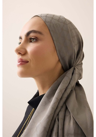 Imannoor Pencere Kafes Antrasit Ramy Jakar Şal 70x210 Antrasit