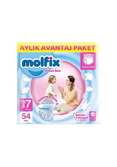 Külot Bez 7 Beden Xx Large Aylık Avantaj Paketi 54 Adet