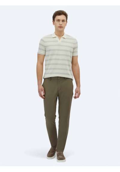 Kip Haki Dokuma Jogging Fit Casual Pantolon