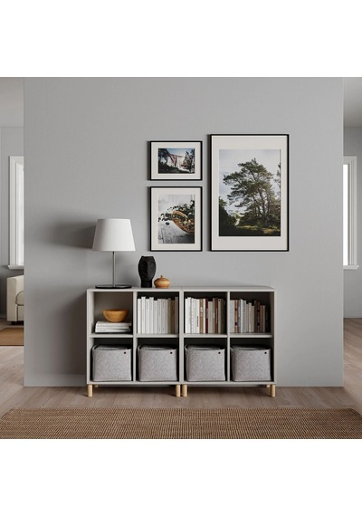 Ikea Eket 4'lü Mobilya Ayağı 10 X 3 Cm Beyaz - Sarı