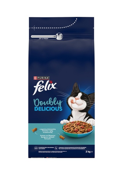 Felix Doubly Delicious Çifte Lezzet Balıklı 2 Kg - 7 Adet Tarı