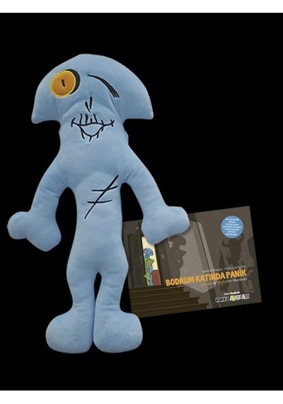 Korku Avcıları Skully Peluş Oyuncağı + Bodrum Katında Panik Kita N11.15209