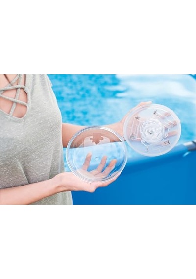 Çalışır Yüzen Led Lamba Çap 14 Cm