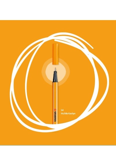 Stabilo Point 88 Ince Uçlu Keçeli Kalem 0.4 Mm Limon Sarısı 24