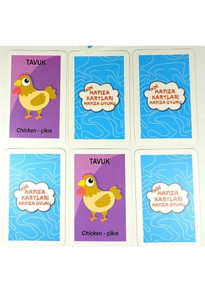 3lü Set Eğitici Eşleştirme Kartları Hayvanlar Meyve Sebze Hafıza Oyunu Türkçe Ingilizce Montessori