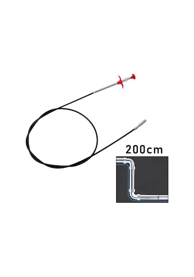 200cm Yaylı - Kıskaç Lavabo - Gider Vb.temizleme - Çok Amaçlı Çubuk Çok Renkli