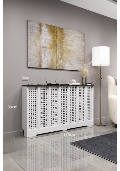 Dekoratif Petek Kaplama Modern Kalorifer Peteği Gizleme Ünitesi 11 Desen 9 Renk İç Ölçü 136 Cm Dış Ölçü 140 Cm Petek 136 Beyaz Üstü Siyah D8 Dekoratif Petek Kaplama Modern Kalorifer Peteği Gizleme Ünitesi 11 Desen 9 Renk İç Ölçü 136 Cm Dış Ölçü 140 Cm Petek 136 Beyaz Üstü Siyah D8