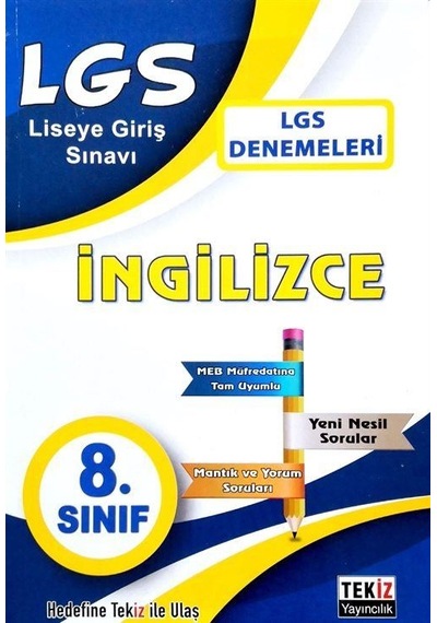 8. Sınıf LGS İngilizce Denemeleri / Kolektif