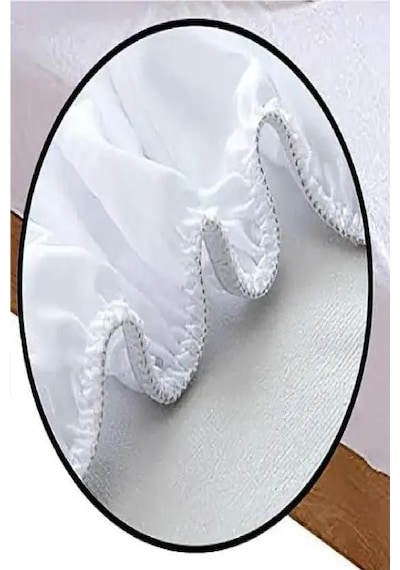 Bebesi Micro Fitted Full Kenarlı Su Sıvı Geçirmez Alez Çocuk Bebek 5 Ölçü Beyaz