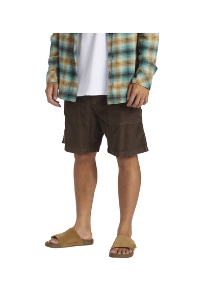 Quıksılver Quiksilver Surf Fatigue Cord Erkek Kahverengi Walkshort D04 Kahve