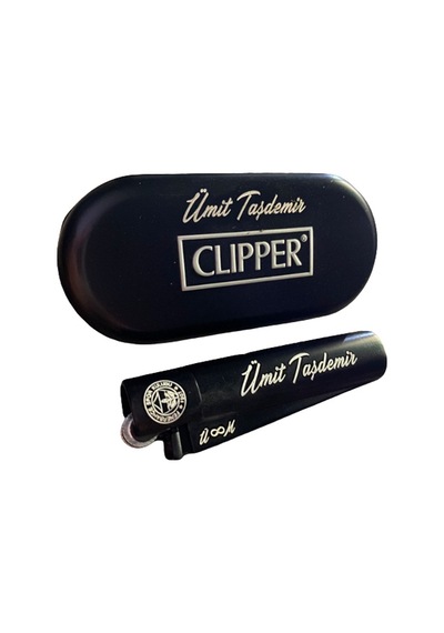 Clipper Metal Çakmak Siyah