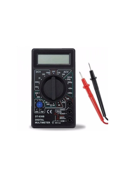 Dt830b Dijital Ölçü Aleti Multimetre Problu