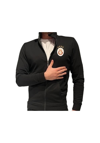 Galatasaray Erkek Siyah Ceket Hediyelik Ahşap Kutulu 001