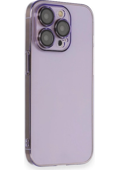 Ilkeshop Newface Apple iPhone Uyumlu 13 Pro Max Kılıf Armada Lensli Kapak - Lila