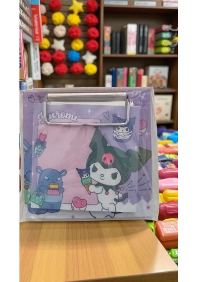Kuromi Sekreter Tipli A6 Boyutunda 50 Yaprak Not Defteri Çok Renkli