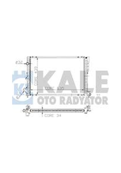 Su Radyatoru 1 Sıra Alb Sı Laguna 1.8 2.0 Rn Rt Rxe 96-
