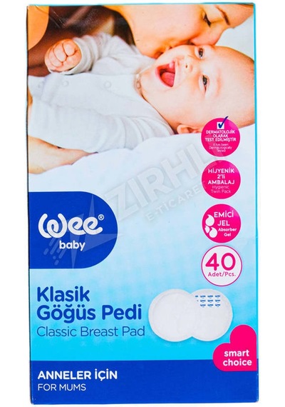 5 Adet Wee Baby Klasik Göğüs Pedi 40 Lı